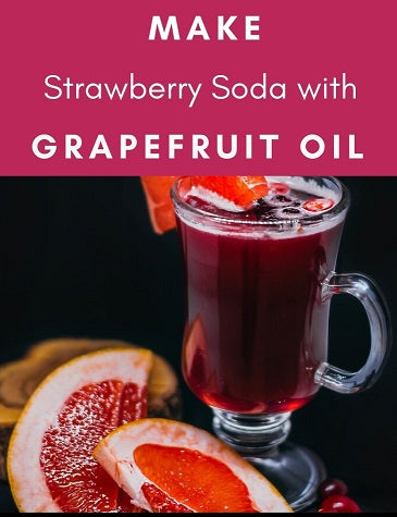 Energizing Soda Drink with Organic Grapefruit Essential Oil