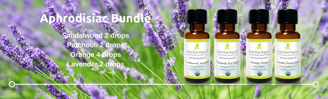 Aphrodisiac Essential Oil Bundle for  pleasure, relaxation and destressing