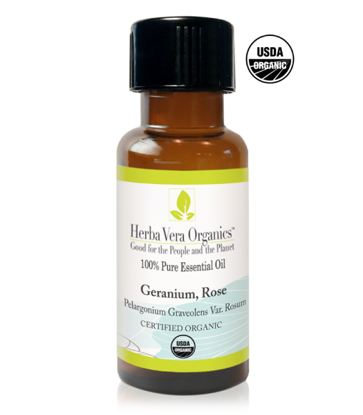 Geranium, Rose Essential Oil - Herba Vera Organics